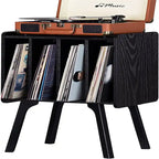 Small Record Player Stand Width 11.7 in - 16.5 x 11.7 x 26.1