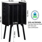Small Record Player Stand Width 11.7 in - 16.5 x 11.7 x 26.1
