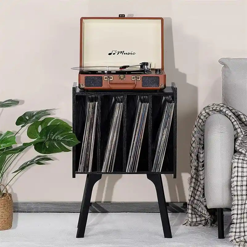 Small Record Player Stand Width 11.7 in - 16.5 x 11.7 x 26.1