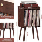 Small Record Player Stand Width 11.7 in - 16.5 x 11.7 x 26.1
