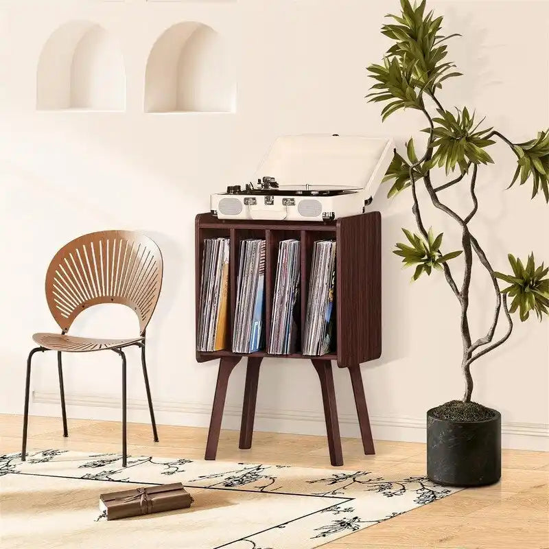 Small Record Player Stand Width 11.7 in - 16.5 x 11.7 x 26.1