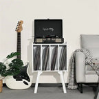 Small Record Player Stand Width 11.7 in - 16.5 x 11.7 x 26.1