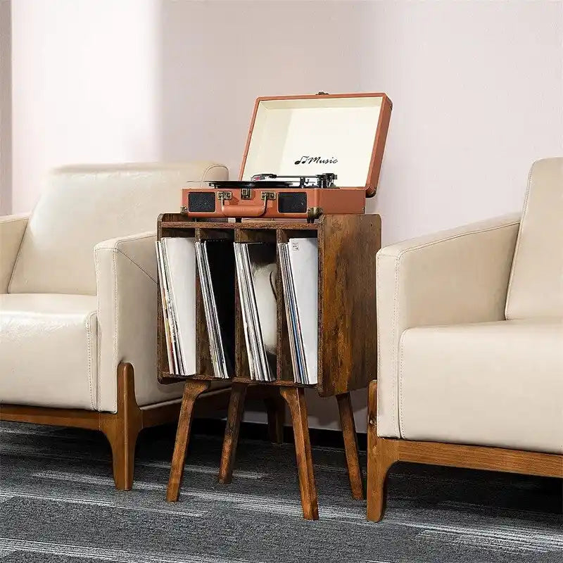 Small Record Player Stand Width 11.7 in - 16.5 x 11.7 x 26.1