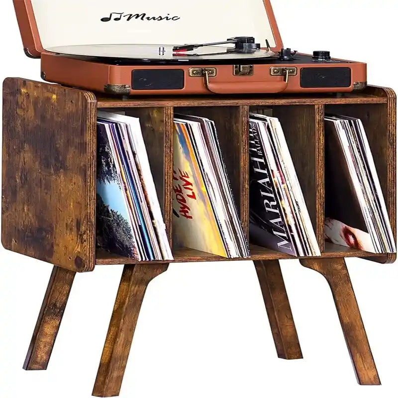 Small Record Player Stand Width 11.7 in - 16.5 x 11.7 x 26.1