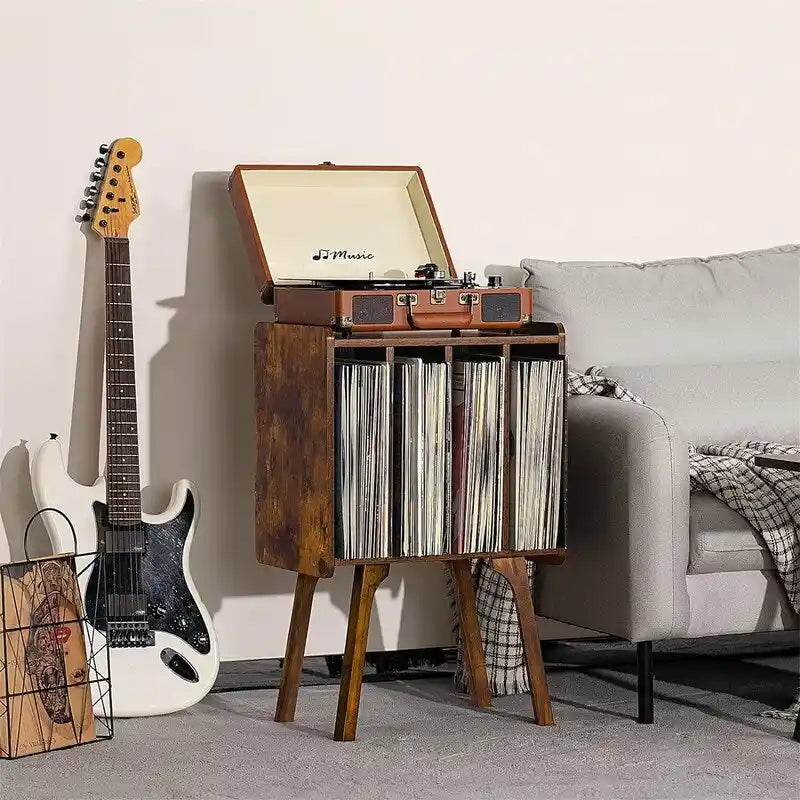 Small Record Player Stand Width 11.7 in - 16.5 x 11.7 x 26.1