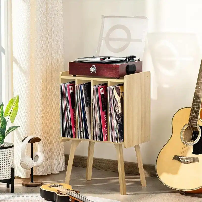Small Record Player Stand Width 11.7 in - 16.5 x 11.7 x 26.1