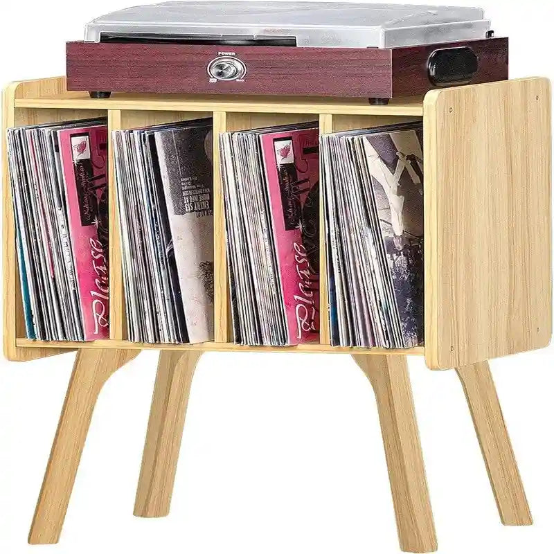 Small Record Player Stand Width 11.7 in - 16.5 x 11.7 x 26.1