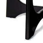 Contemporary Stylish Wooden Round Coffee Table With Eye-Catching Crossover Table Legs