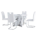 5 piece Round Dining Table Set