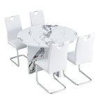 5 piece Round Dining Table Set