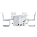 5 piece Round Dining Table Set