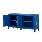 Ash Veneer 60 Sideboard Cabinet with Adjustable Shelves
