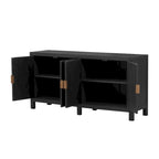 Ash Veneer 60 Sideboard Cabinet with Adjustable Shelves