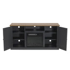54 in. TV Stand Console for TVs up to 60 in. with Electric Fireplace - 54 in Width