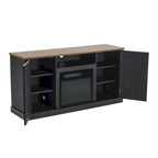 54 in. TV Stand Console for TVs up to 60 in. with Electric Fireplace - 54 in Width