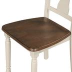 Classic 6-Piece Dining Set Wooden Table and 4 Chairs with Bench