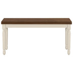 Classic 6-Piece Dining Set Wooden Table and 4 Chairs with Bench