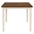 Classic 6-Piece Dining Set Wooden Table and 4 Chairs with Bench