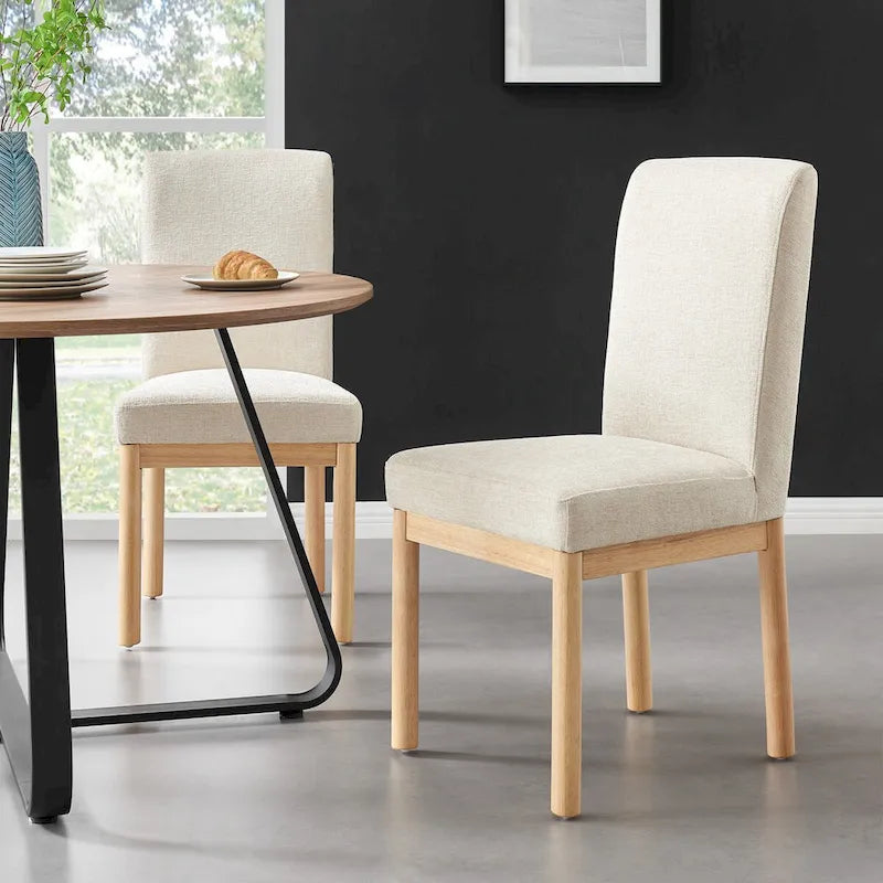 Bloomfield Chenille Low-Back / High-Back Dining Side Chair (Set of 2)