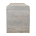 Karson White Sand Solid Wood Bench by East at Main