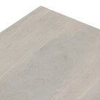 Karson White Sand Solid Wood Bench by East at Main
