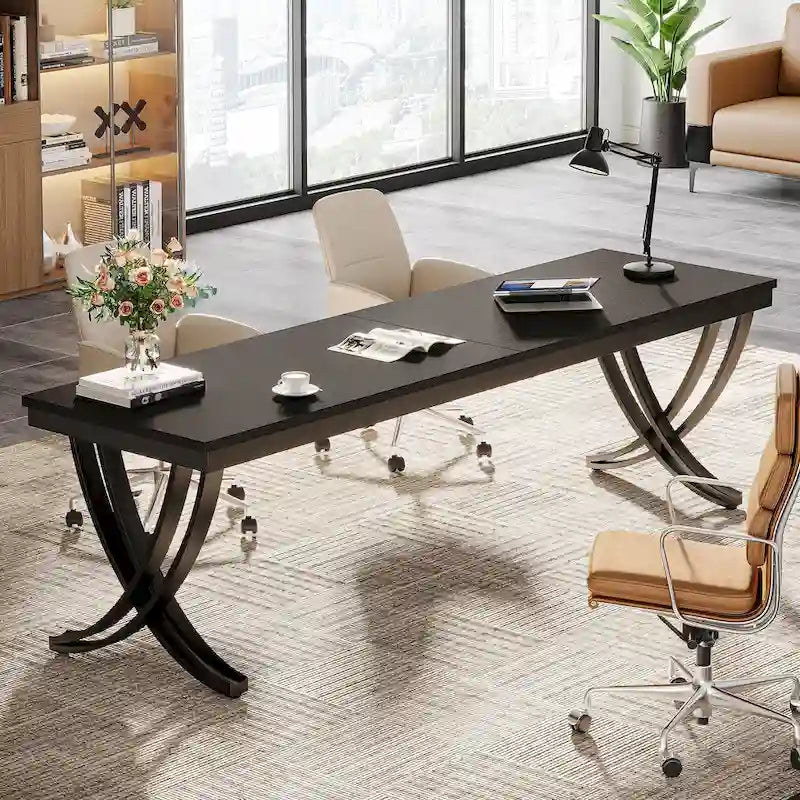 78 Computer Desk for Home Office, Rectangular Writting Table for Study Room