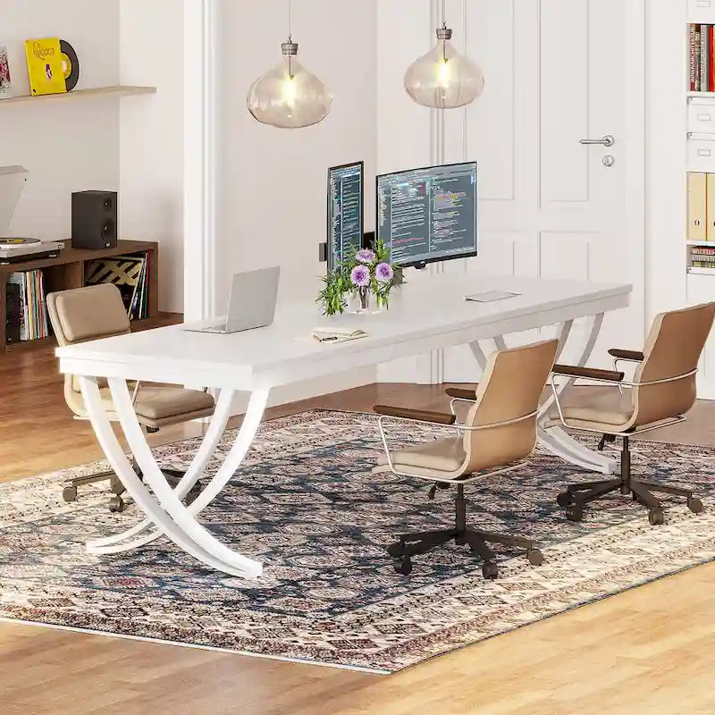 78 Computer Desk for Home Office, Rectangular Writting Table for Study Room