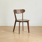 Dining chair wooden FAS grade natural wood solid chair table chair wooden living room chair simple and natural 46.5 * 54 * 80cm