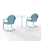 Crosley 3pc Tulip Retro Metal Bistro Set