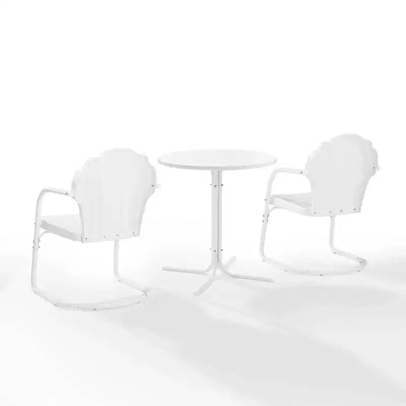 Crosley 3pc Tulip Retro Metal Bistro Set