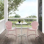 Crosley 3pc Tulip Retro Metal Bistro Set