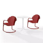 Crosley 3pc Tulip Retro Metal Bistro Set