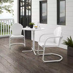 Crosley 3pc Tulip Retro Metal Bistro Set