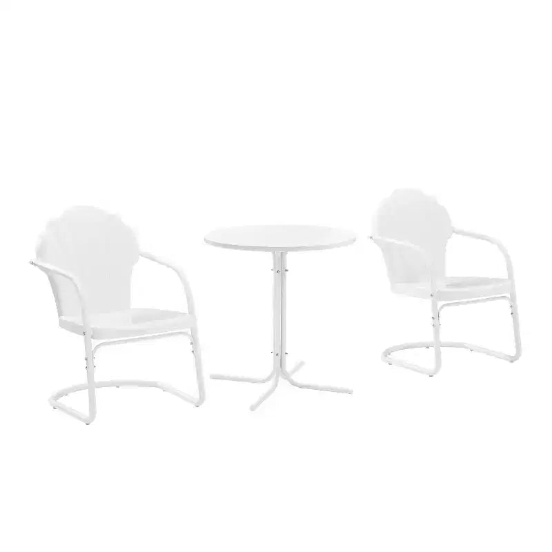 Crosley 3pc Tulip Retro Metal Bistro Set