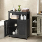 Bathroom Storage Cabinet - 12D x 23.5W x 31.5H
