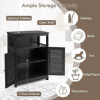 Bathroom Storage Cabinet - 12D x 23.5W x 31.5H