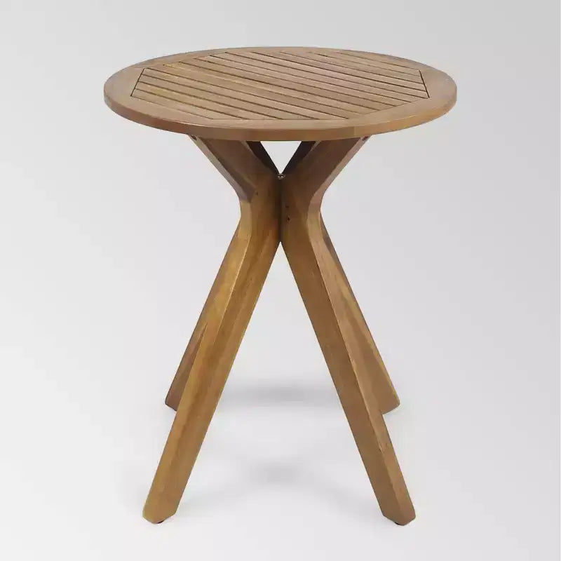 Casa 3pc Acacia X Leg Bistro Dining - Christopher Knight