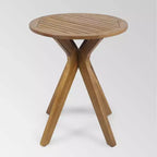 Casa 3pc Acacia X Leg Bistro Dining - Christopher Knight