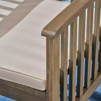 Casa 3pc Acacia X Leg Bistro Dining - Christopher Knight