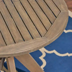 Casa 3pc Acacia X Leg Bistro Dining - Christopher Knight