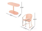 Santa Monica 3pc Iron Patio Bistro Set - Christopher Knight Home