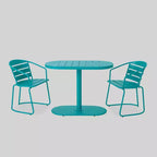 Santa Monica 3pc Iron Patio Bistro Set - Christopher Knight Home