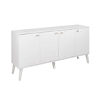 Prepac Milo Mid-Century Modern 4-Door Buffet - 64 W x 32 H x 16 D