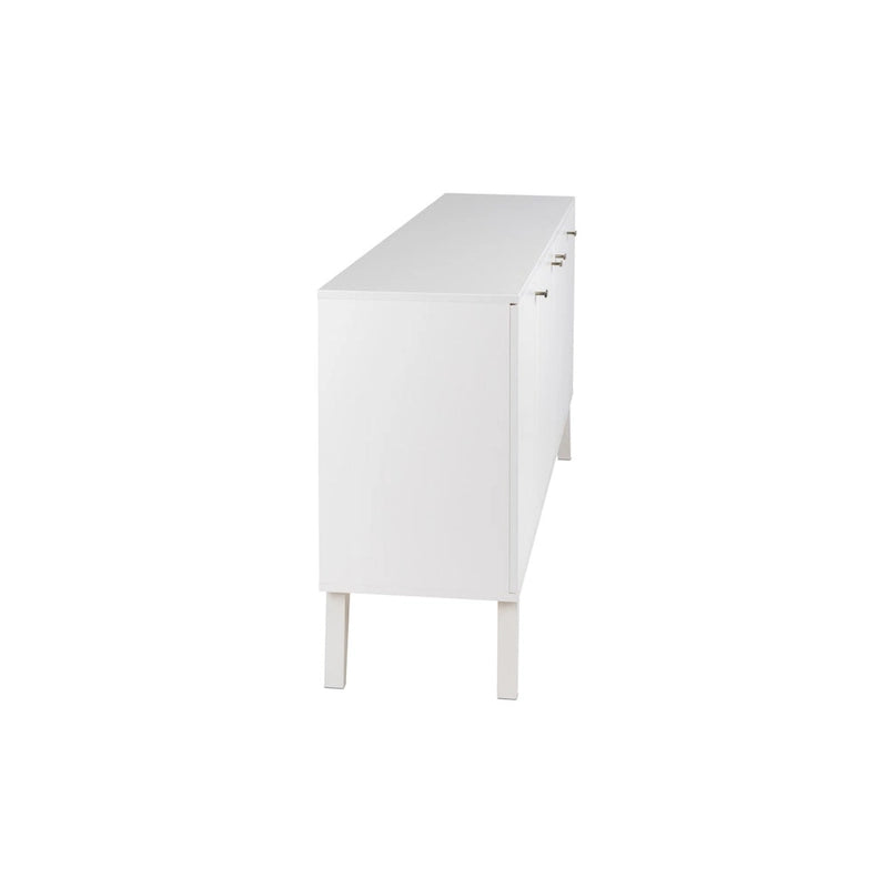 Prepac Milo Mid-Century Modern 4-Door Buffet - 64 W x 32 H x 16 D