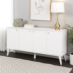 Prepac Milo Mid-Century Modern 4-Door Buffet - 64 W x 32 H x 16 D