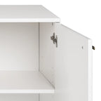 Prepac Milo Mid-Century Modern 4-Door Buffet - 64 W x 32 H x 16 D