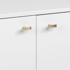 Prepac Milo Mid-Century Modern 4-Door Buffet - 64 W x 32 H x 16 D