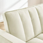 Velvet Pull Out Armchair