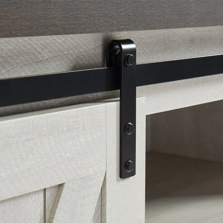 Wood Media Console TV Stand Entertainment Center