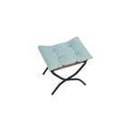 Accent Contemporary Lounge Chair, Single Steel Frame Sofa Chair with Armrests and A Side Pocket,with ottoman,with footrest